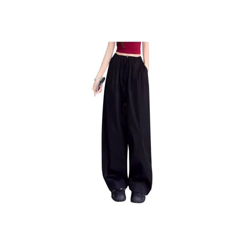 Ya Sheep People Casual Pants Women's Black-0