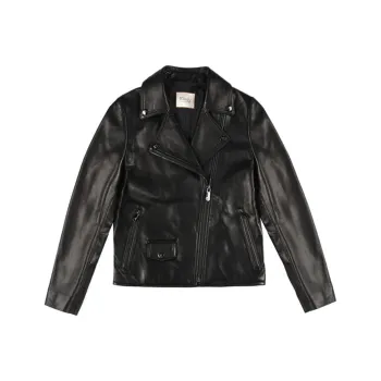 Raidy Boer Leather Jacket Women's Black