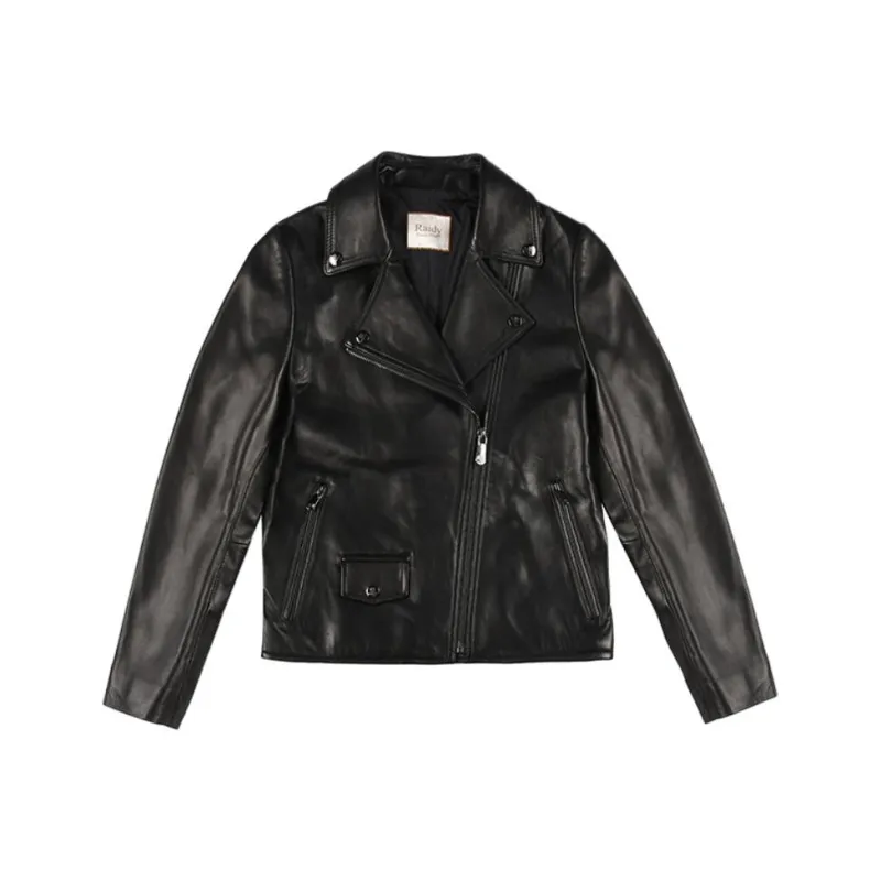 Raidy Boer Leather Jacket Women's Black-0