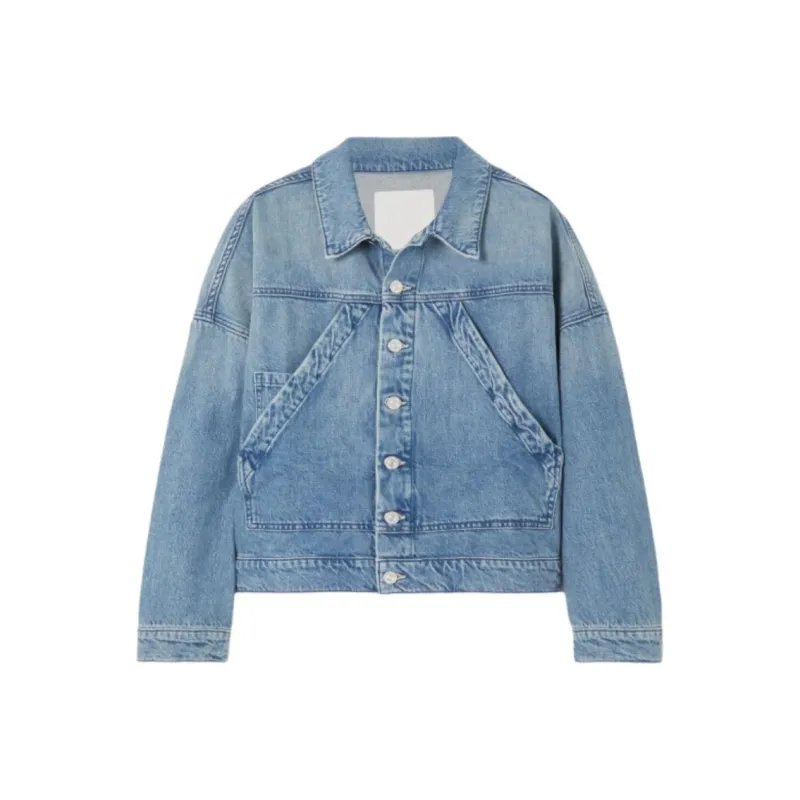 MOTHER Denim Jacket Women's Blue-0