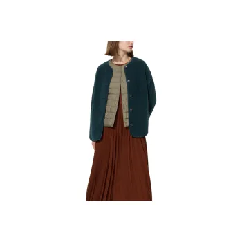 UNIQLO Velvet-feel Coat Women's Jasper