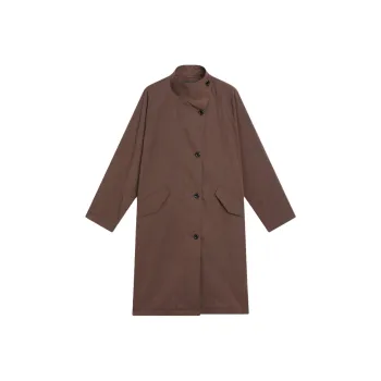 Massimo Dutti Trench Coat Women's Dark Red