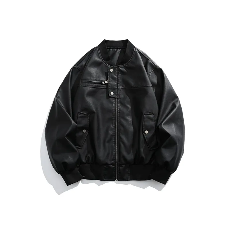 KRISTALIA Leather Jacket Unisex-4