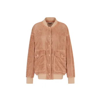 GIORGIO ARMANI Perforated Suede Blouson