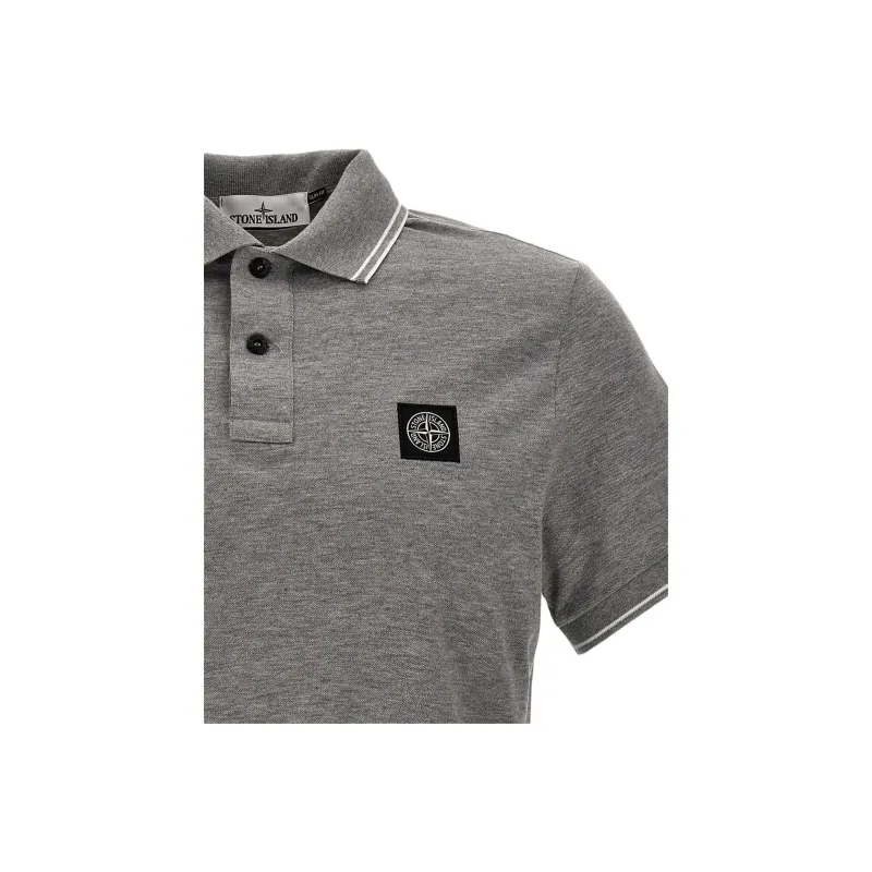 STONE ISLAND Polo Shirt Men's Gray-2
