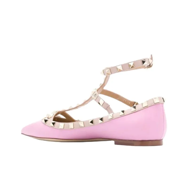 Valentino Casual Single Shoes Women's Pink-1