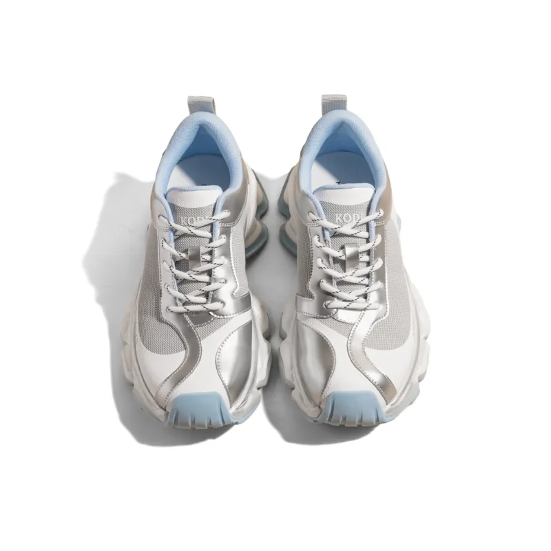 KODI Slip Resistant, Breathable, Height Increasing Low Top Chunky Sneakers Women's-8