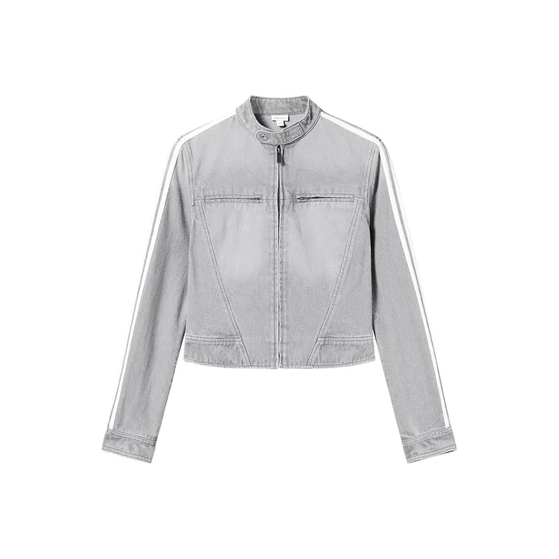 Miss Sixty Denim Jacket Women's Gray-0