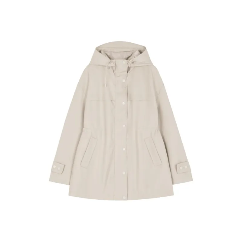 IHIMI Trench Coat Women's Beige-0