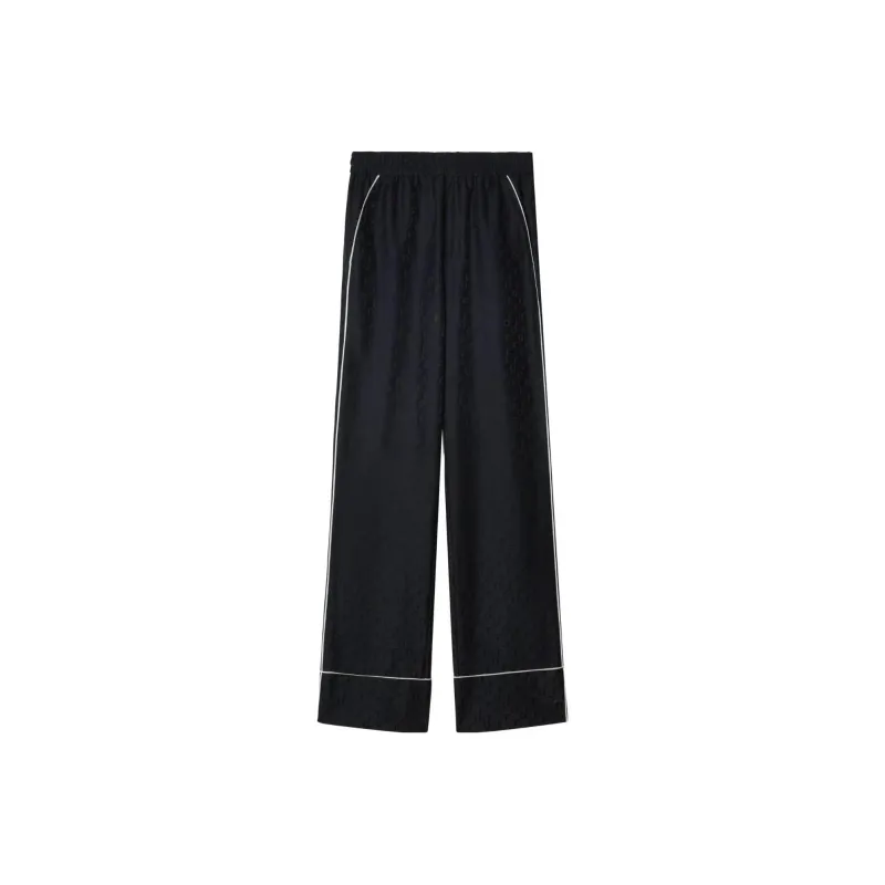 OFF WHITE High Waist Straight Leg Trousers-0