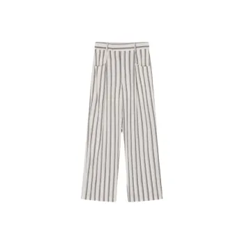 IHIMI Casual Pants Women's White Stripes