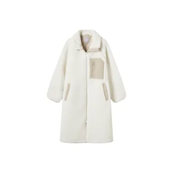 DIALOGUE Coats Women's Milk White