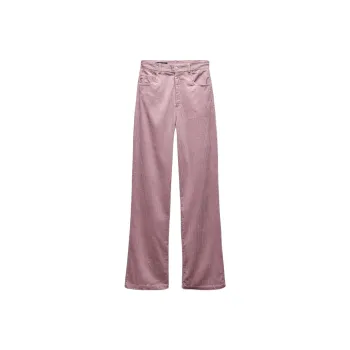 ZARA Casual Pants Women's Light Pink