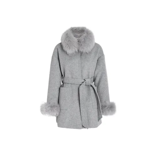 AUI Velvet feel Coat Women's Gray
