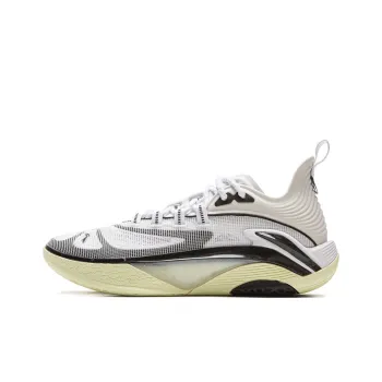 LiNing BadFive Abrasion Resistant Slip Resistant Low Top Basketball Shoes Men's White