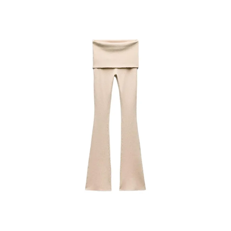 ZARA Casual Pants Women's Xiangzi Blue-0