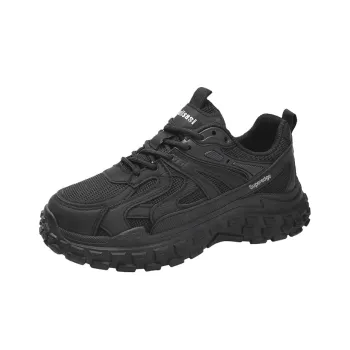 SUPEREDGE Slip Resistant And Abrasion Resistant Coverage Low Top Chunky Sneakers Men's