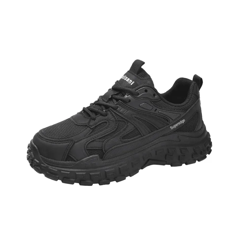 SUPEREDGE Slip Resistant And Abrasion Resistant Coverage Low Top Chunky Sneakers Men's-0