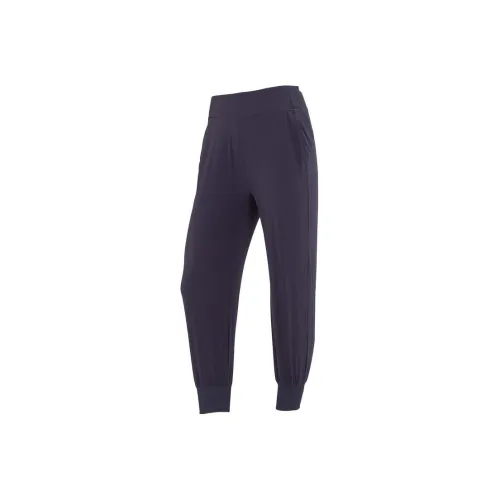 Nike Dri FIT Bliss Women's Mid Rise 7/8 Joggers Purple