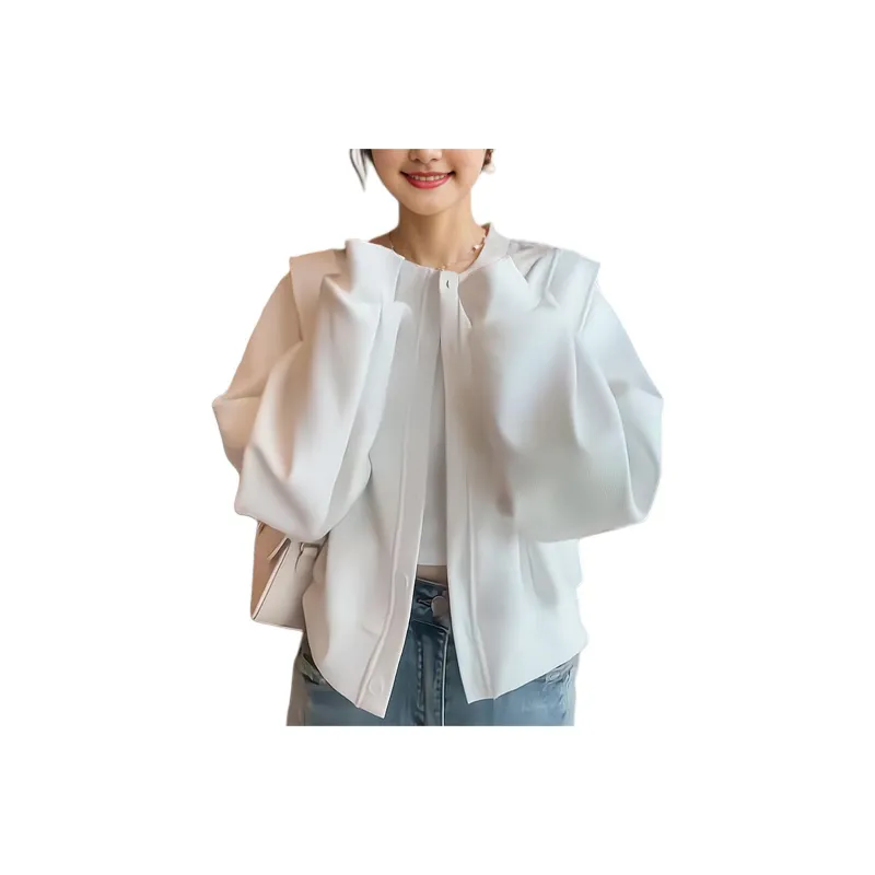 Wbwq Baseball Jacket Women's White-0