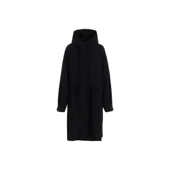 Yohji Yamamoto Femme SS25 Coats Women's Black