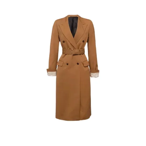 PRADA Coats Women's Brown