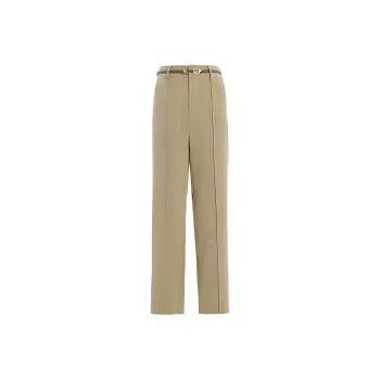 QIAOWANNI Casual Pants Women's Licorice Camel