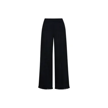 Oscar De La Renta Pressed-crease Tweed Trousers