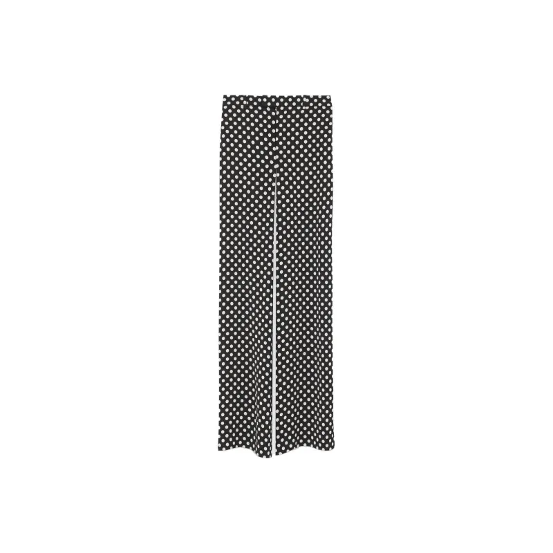 SAINT LAURENT Polka dot Tailored Silk Trousers-0