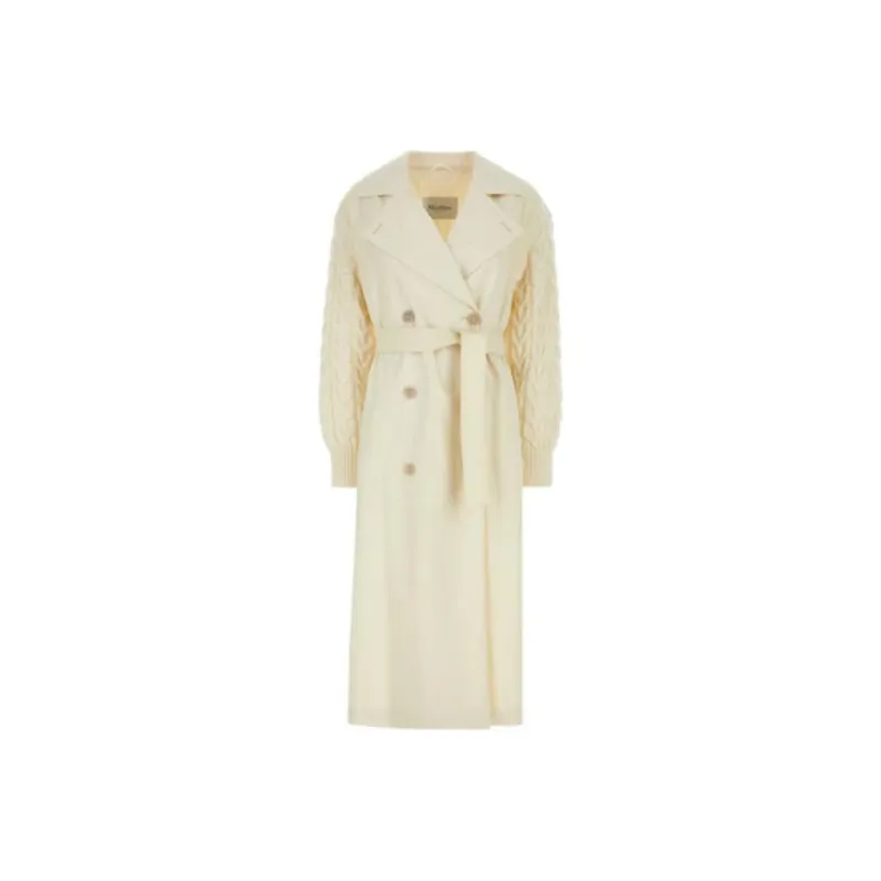 MaxMara Double Breasted Belted Coat-0