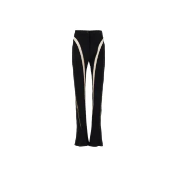 Mugler Mesh Insert Leggings