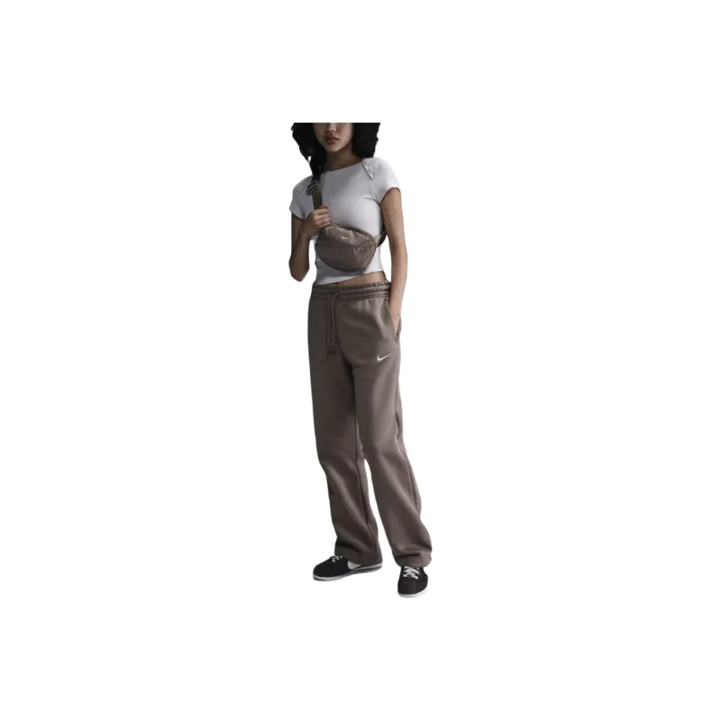 Nike Sportswear Phoenix Fleece Casual Pants Women's Mink Brown/Sail White-0
