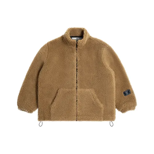 CALLED BACK Velvet feel Coat Women's Brown