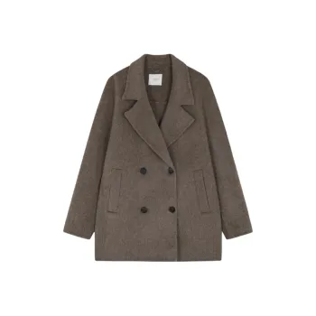 Mo Han Yi Mei Coat Women's Milk Tea Coffee