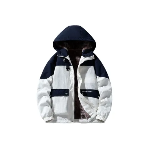 KRISTALIA Puffer Jacket Unisex Ecru