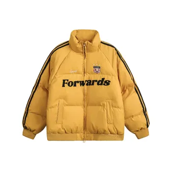 PAZZO Stand Collar Loose Fit Versatile Puffer Jacket Unisex