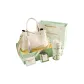 "New Chinese Style-Elegant White Handbag"+Insulated Cup+Flower Tea