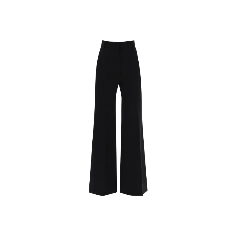 MaxMara Studio High Waisted Wide Leg Pants-0