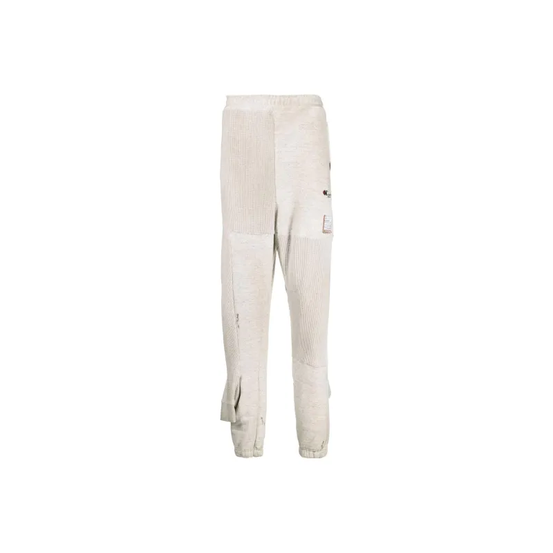 Maison Mihara Yasuhiro Double Ankle cuff Cotton Joggers-0