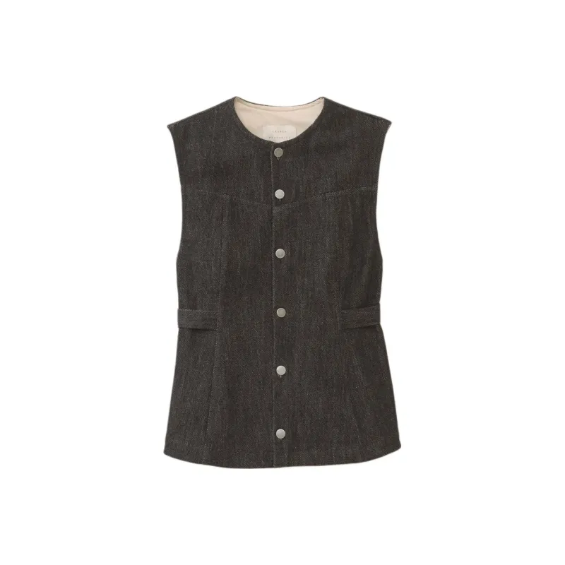 Lauren Manoogian FW24 DENIM BODICE Vest Women's Indigo-0
