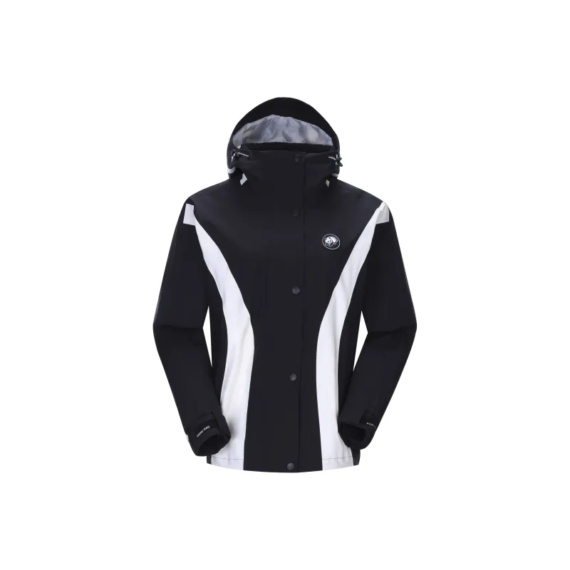 Panda Water Resistant Windproof Water Repellent Wear Resistant Windbreaker Jacket Women's-0