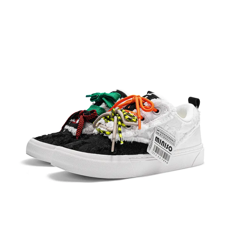 MINISO Skateboard Shoes Unisex Burgundy-23