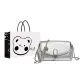 Silver+Shopping Bag