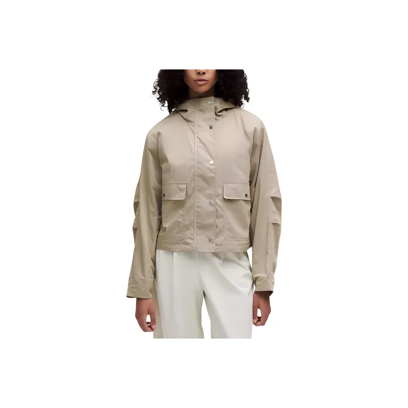 Lululemon Cropped Utility Windbreaker Trench Coat Women's-2