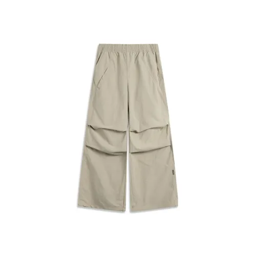 LiNing CF Tracing Casual Pants Women's Muted Grass