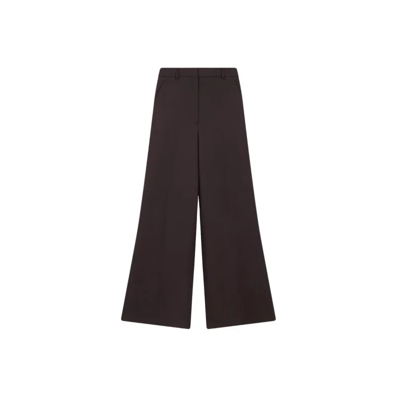 Stella McCartney Wool Mid rise Flared Trousers-0