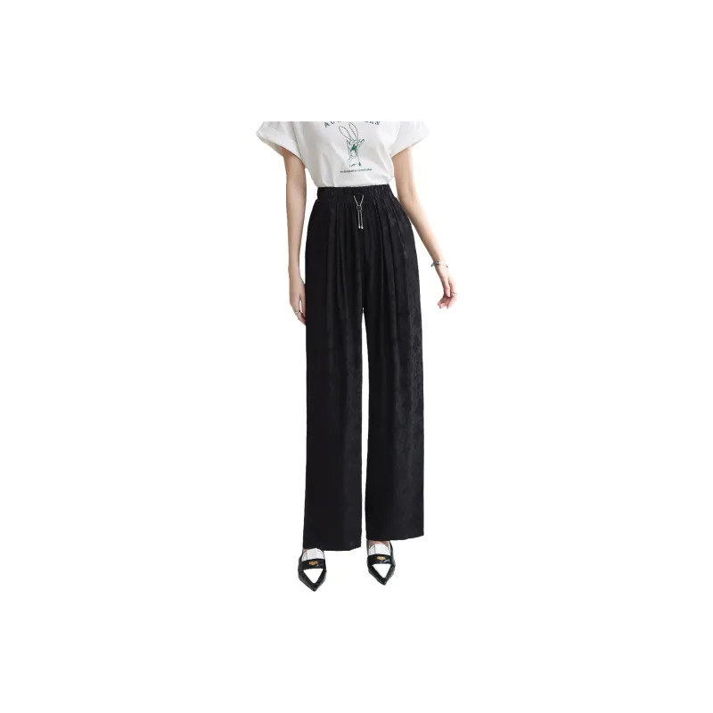 SMEN Casual Pants Women's Black-0