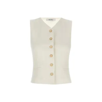MaxMara Vests Women's White