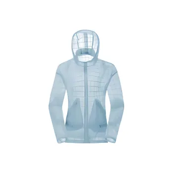 TOREAD Sun Protection Clothing Women's Thin Yarn Blue Plaid