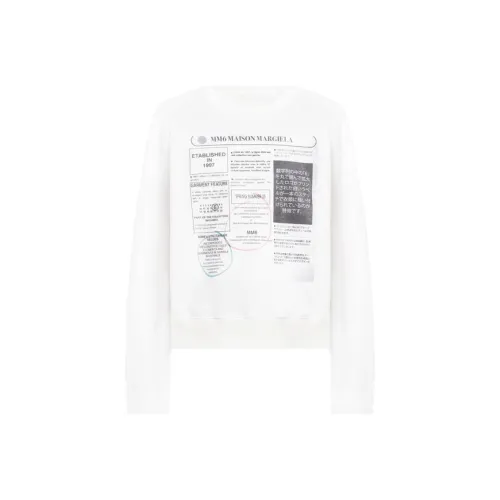 MM6 Maison Margiela Sweatshirt Women's White
